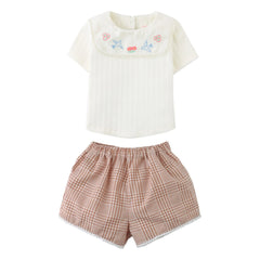 Gingersnaps - Jurin Oberteil und Shorts Set | Ecru