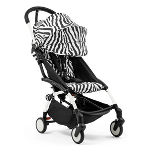 Stokke® - YOYO³ 6+ Baby Stroller White Frame | Zebra