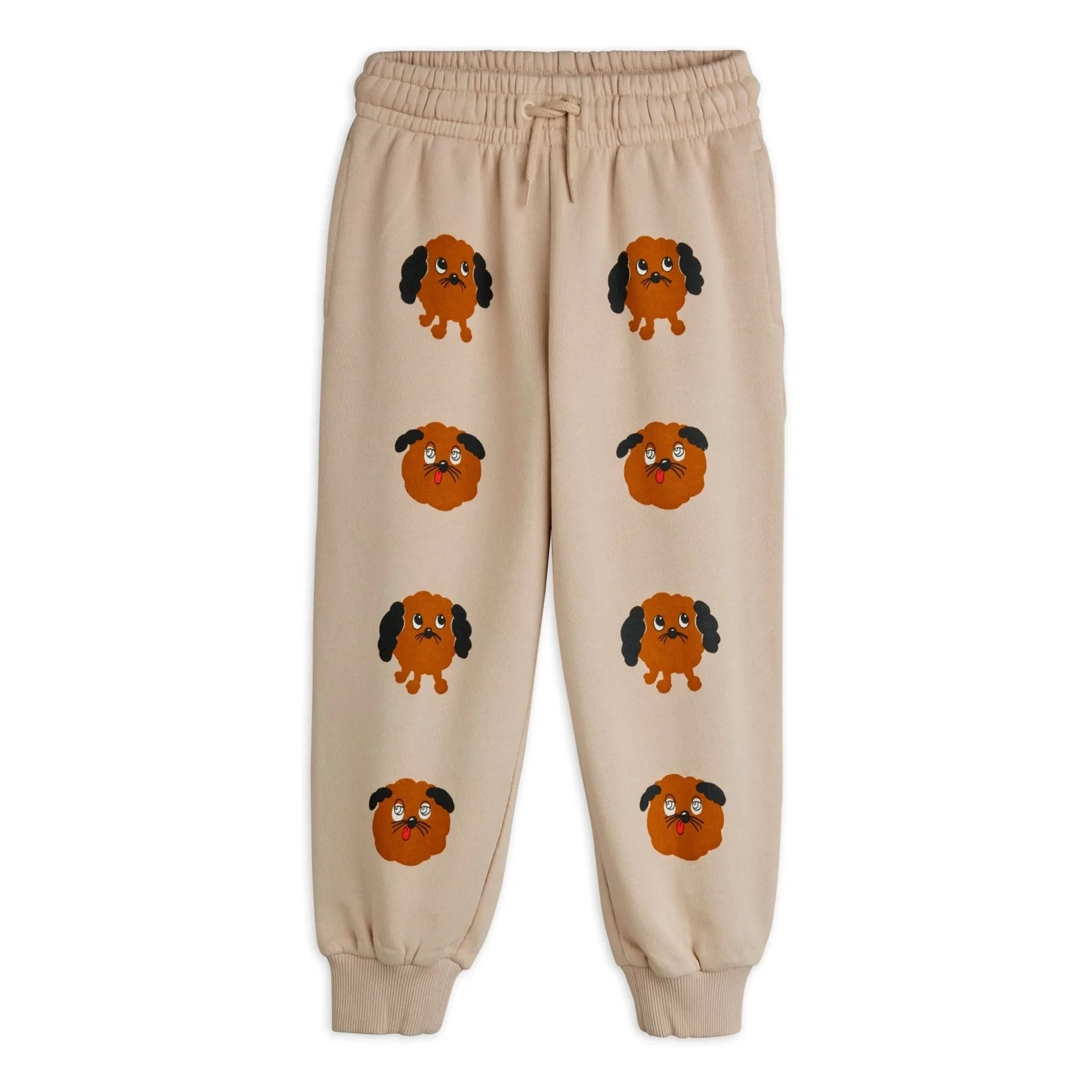 Mini Rodini - Doggies Organik Pamuklu Jogger | Gri melanj