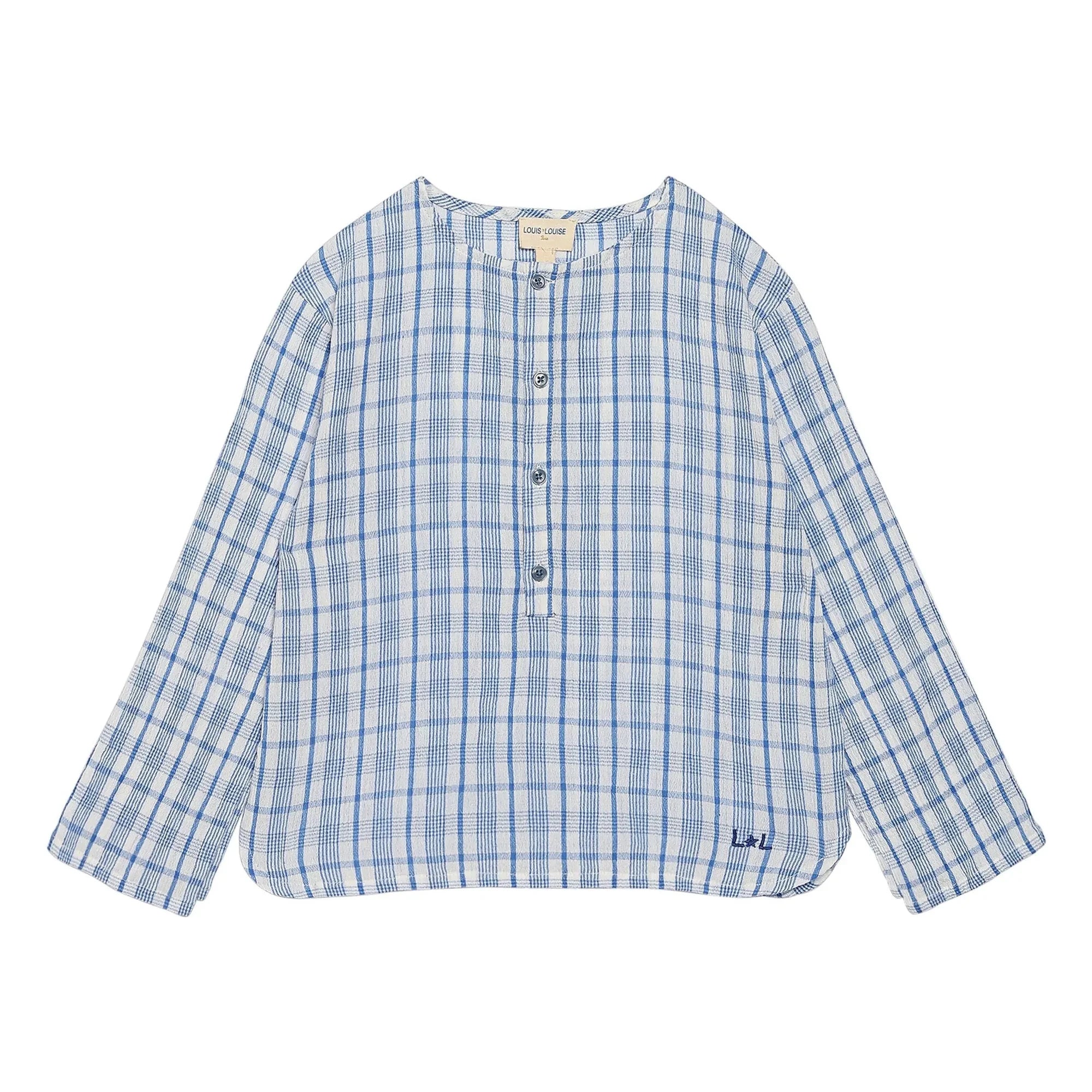 Louis Louise - Kurta Uncle Ekose | Mavi
