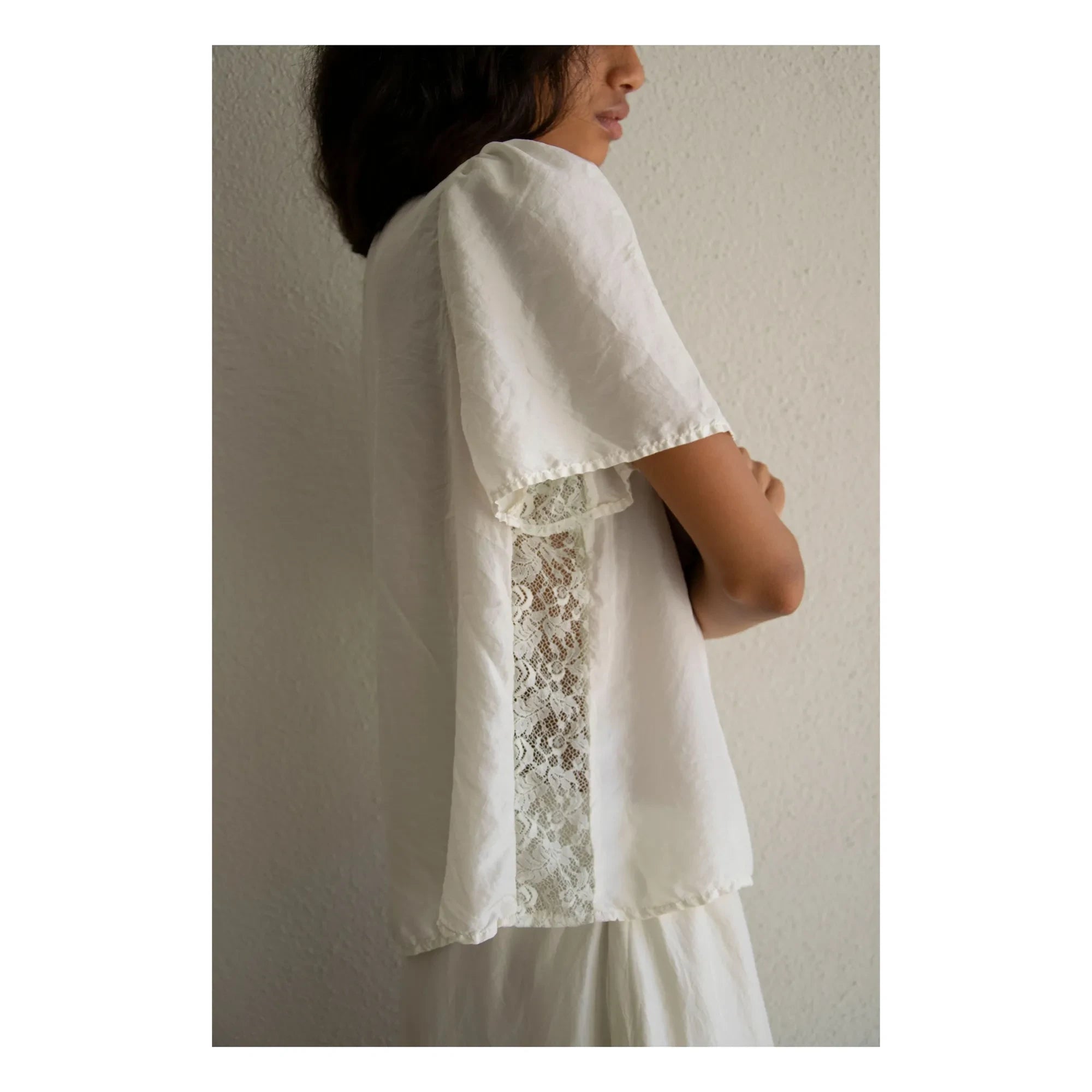 THEAVANT - Top La Fille Spitze | Weiß