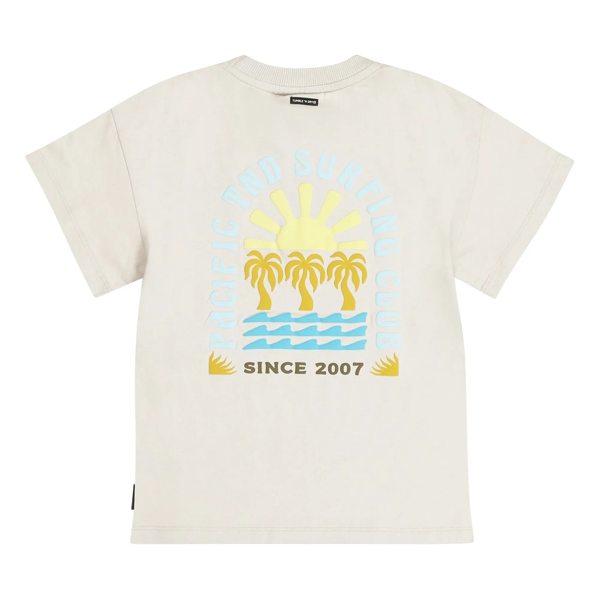 Tumble N'Dry - Oversized Saltwater T-Shirt Recycled Cotton | Ecru