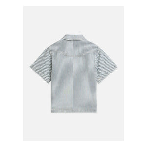 Scotch & Soda - Çizgili Kot Gömlek | Açık Mavi