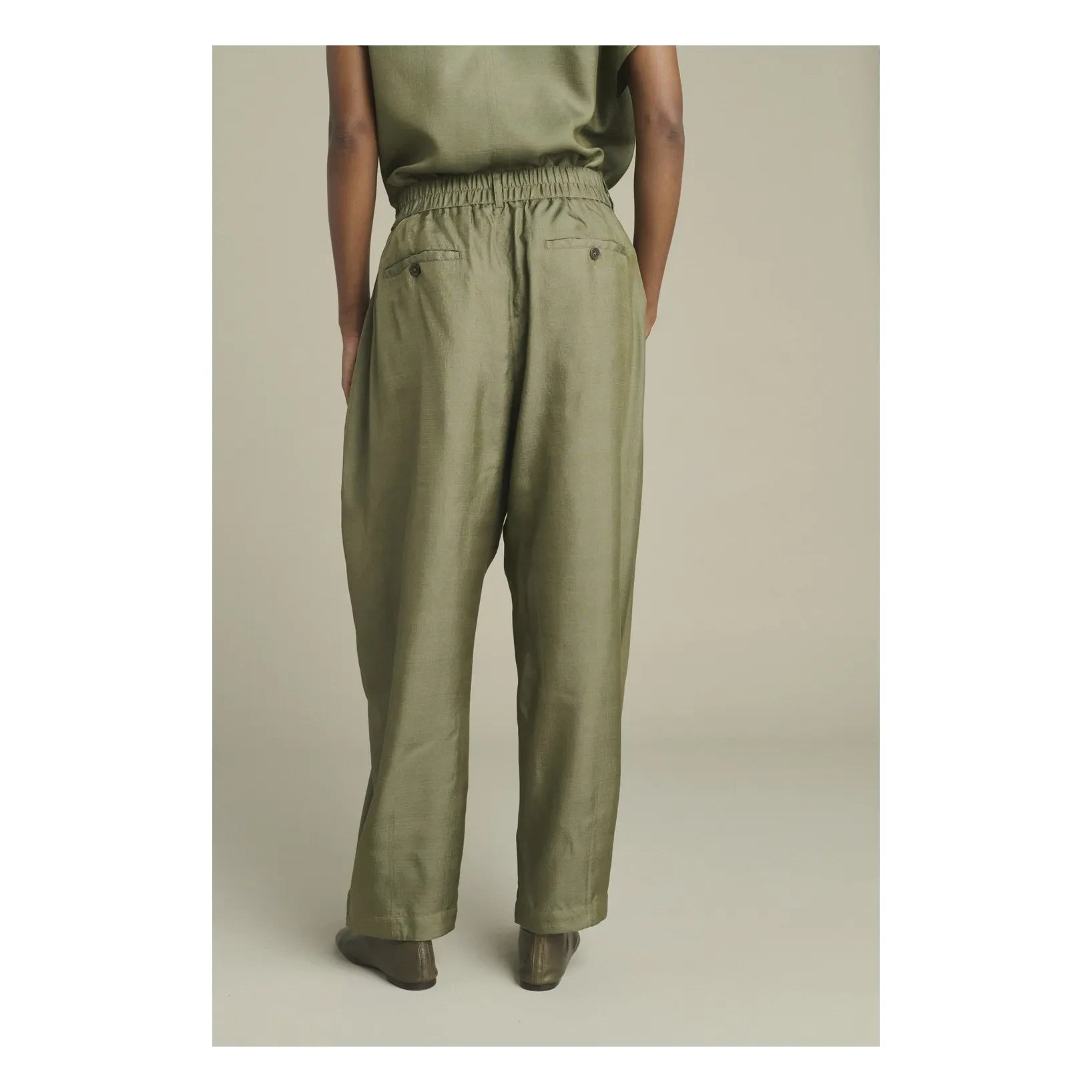 Soeur - Vernon İpek Pantolon | Verdigris
