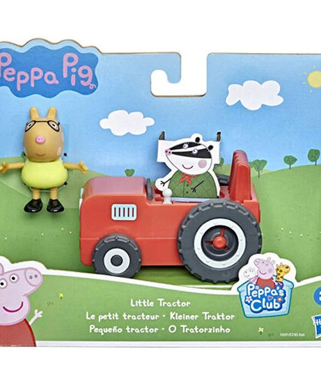 Peppa Pig - Tekli Figür ve Araç Minik Traktör Oyuncak Seti-Dinossi