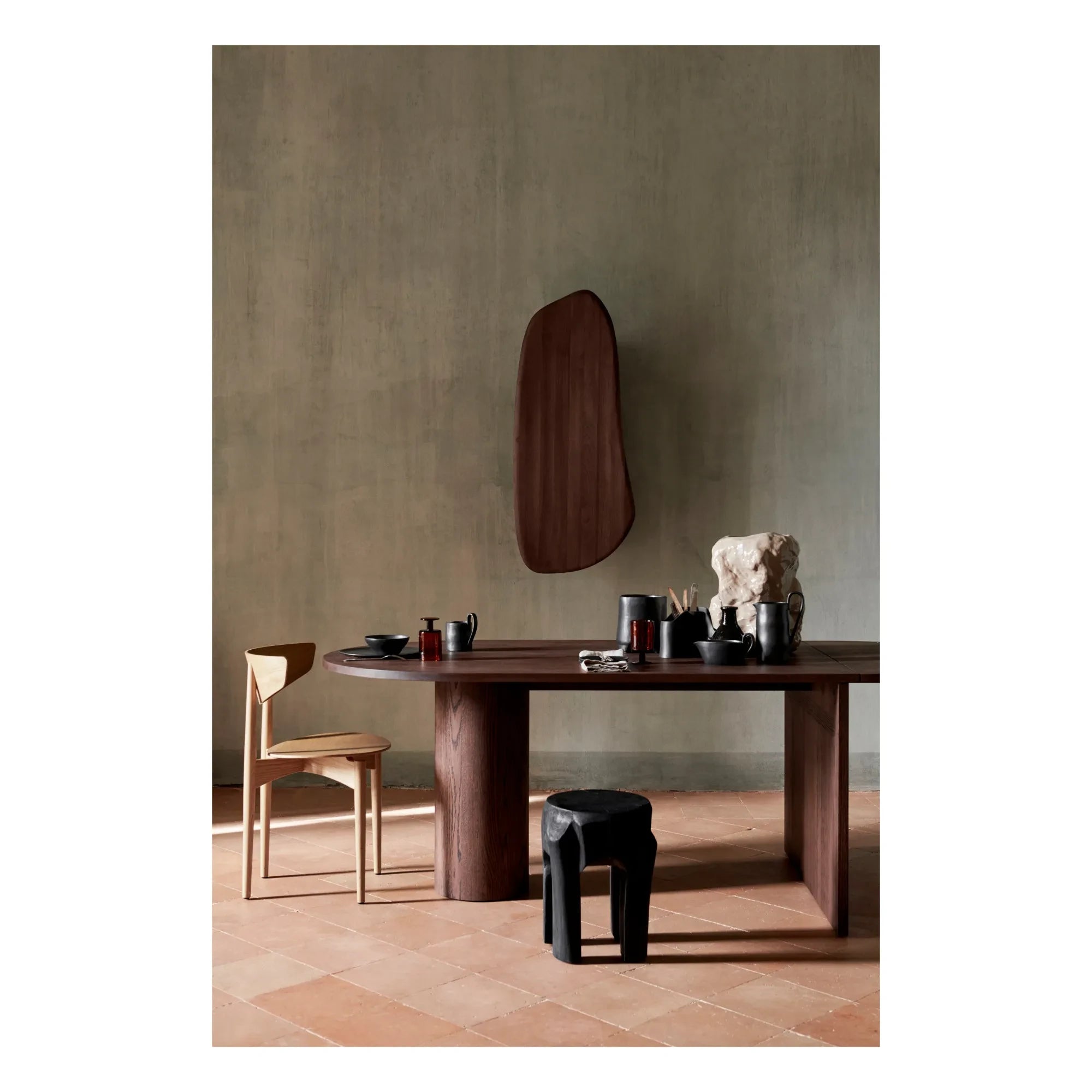 Ferm Living - Feve duvar dolabı | Ceviz