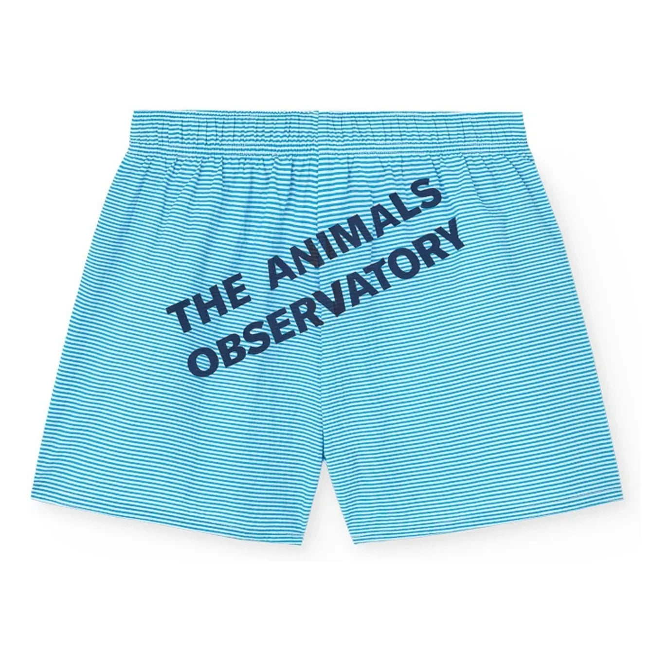 The Animals Observatory - Çizgili Gavial Şort | Mavi