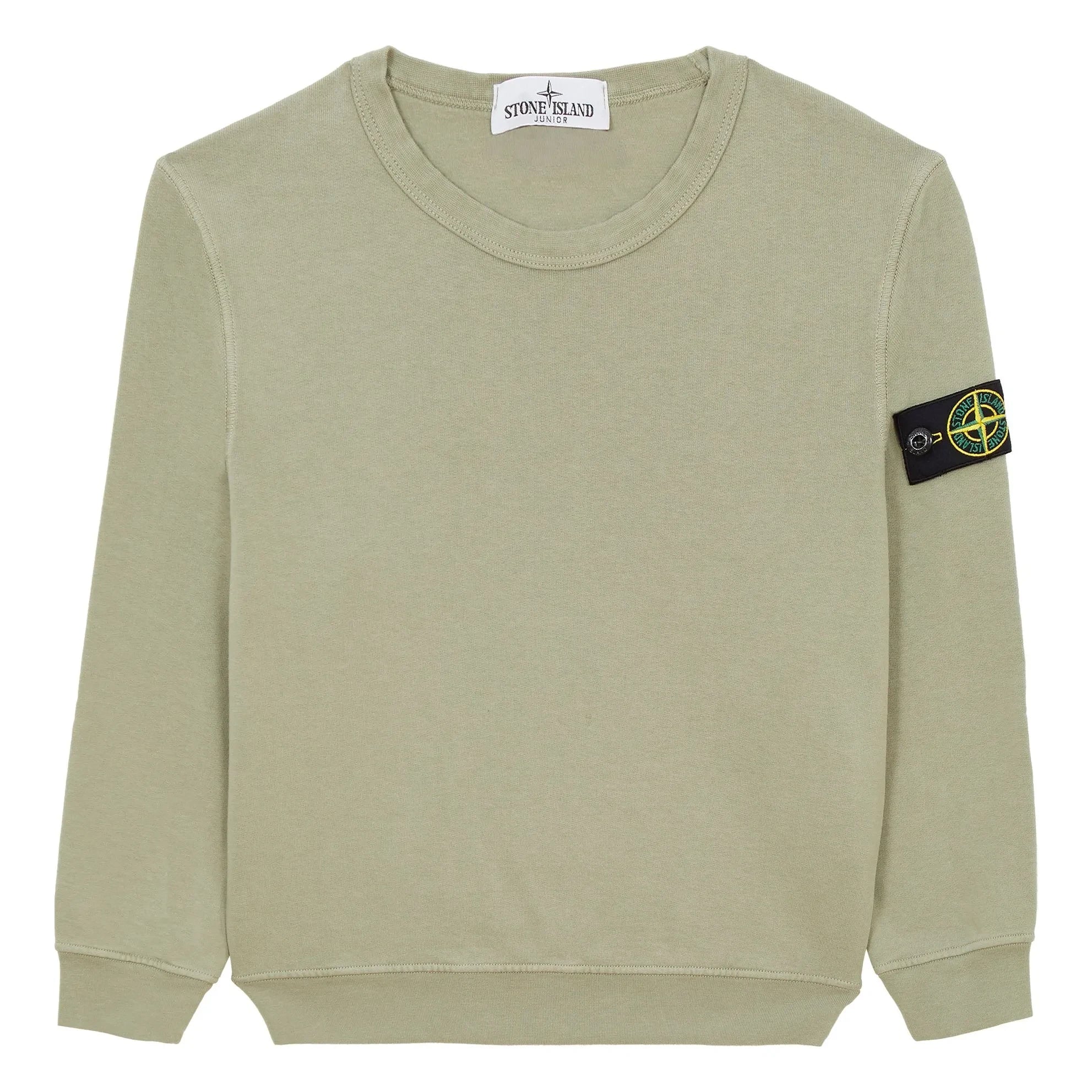Stone Island - Sweatshirt mit Logo | Olivgrün