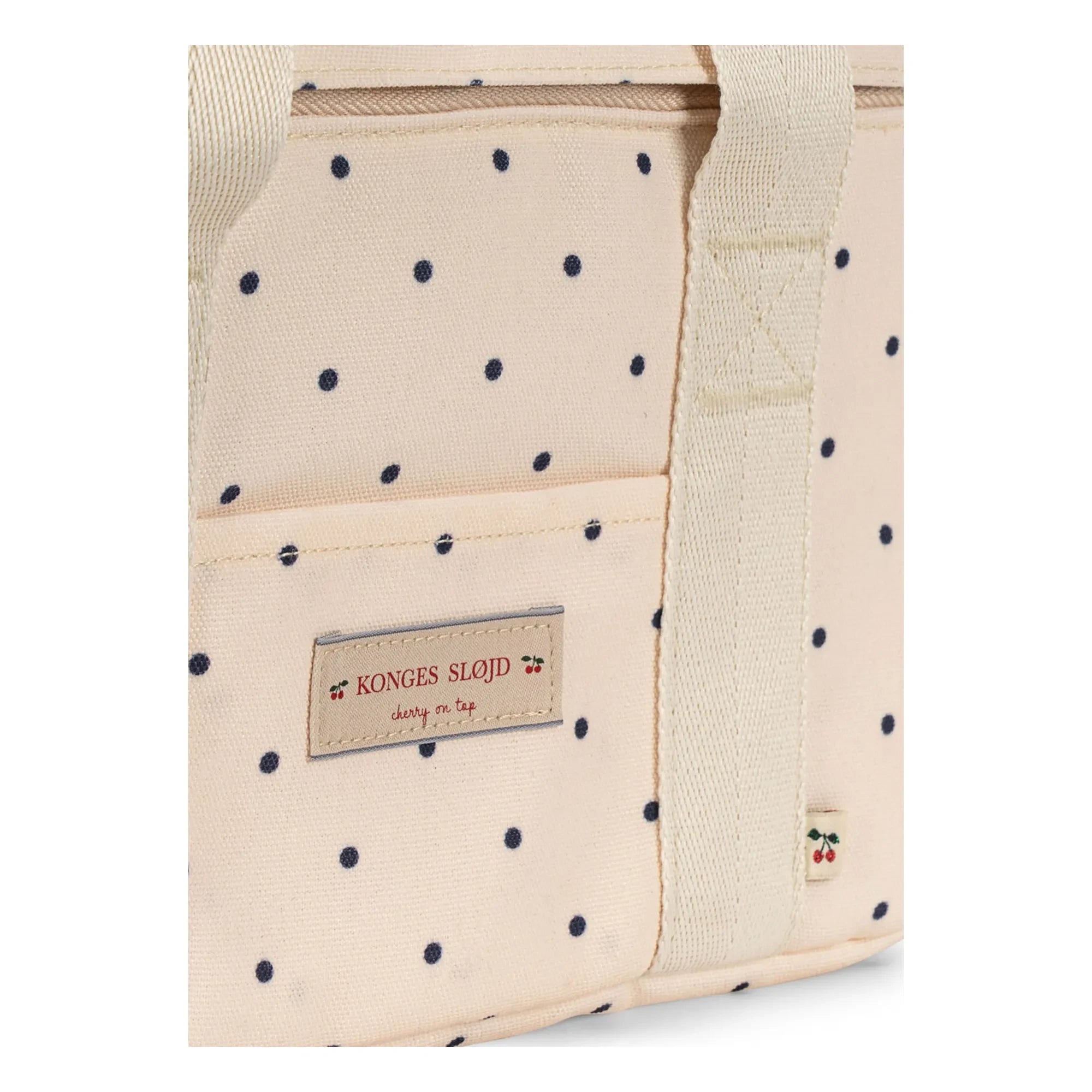 Konges Sløjd - Carl Navy Dots Kühltasche | Beige