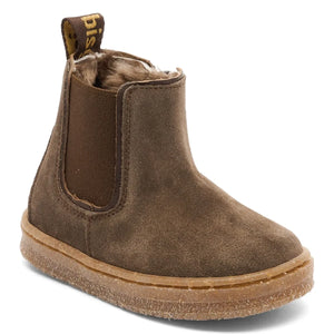 bisgaard - Phillip Lamb Suede Ankle Boots | Dark Brown