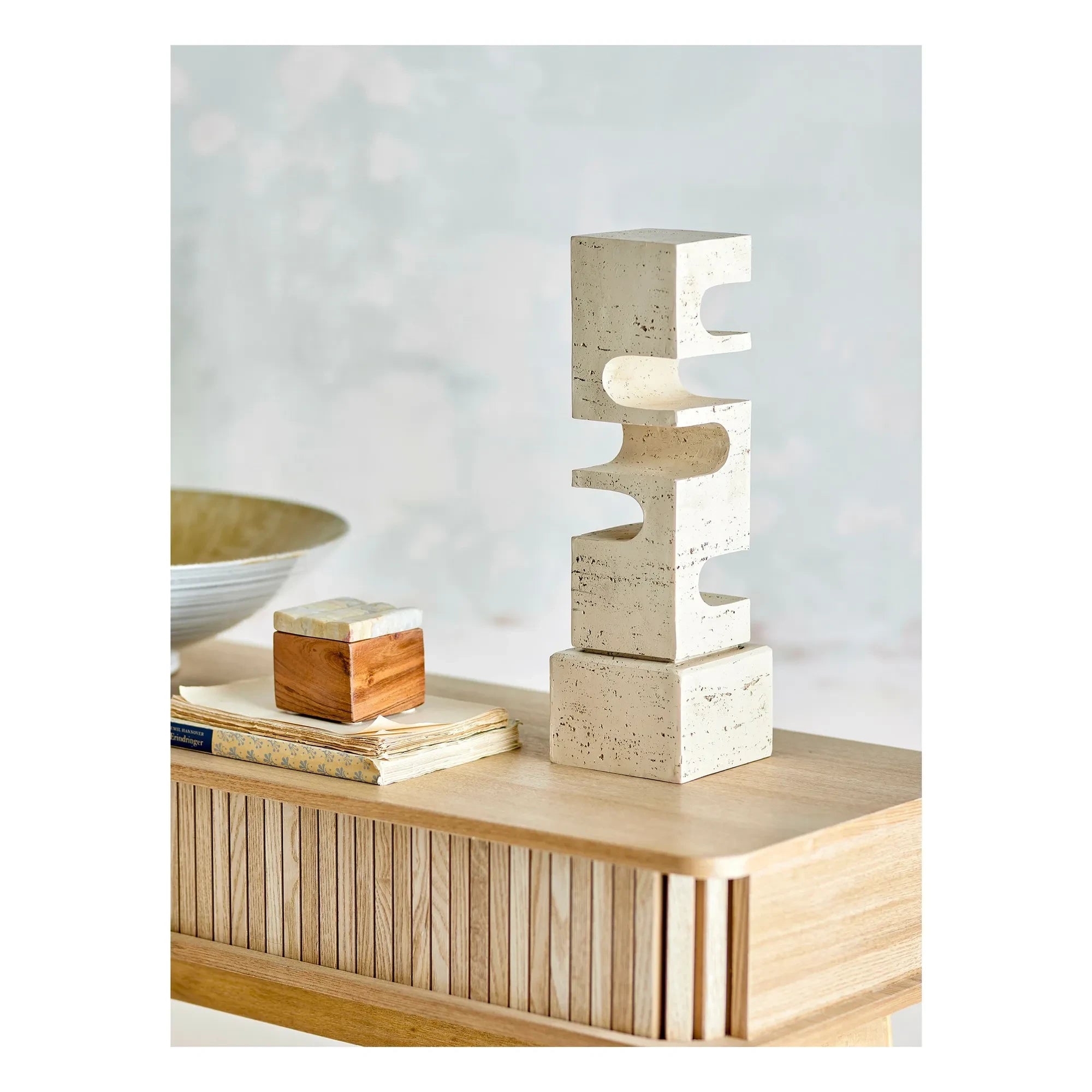 Bloomingville - Hallam heykel | Bej