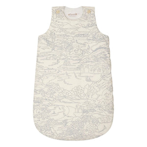 Bonpoint - Joujou Paysage Schlafsack aus Bio-Baumwolle | Ecru