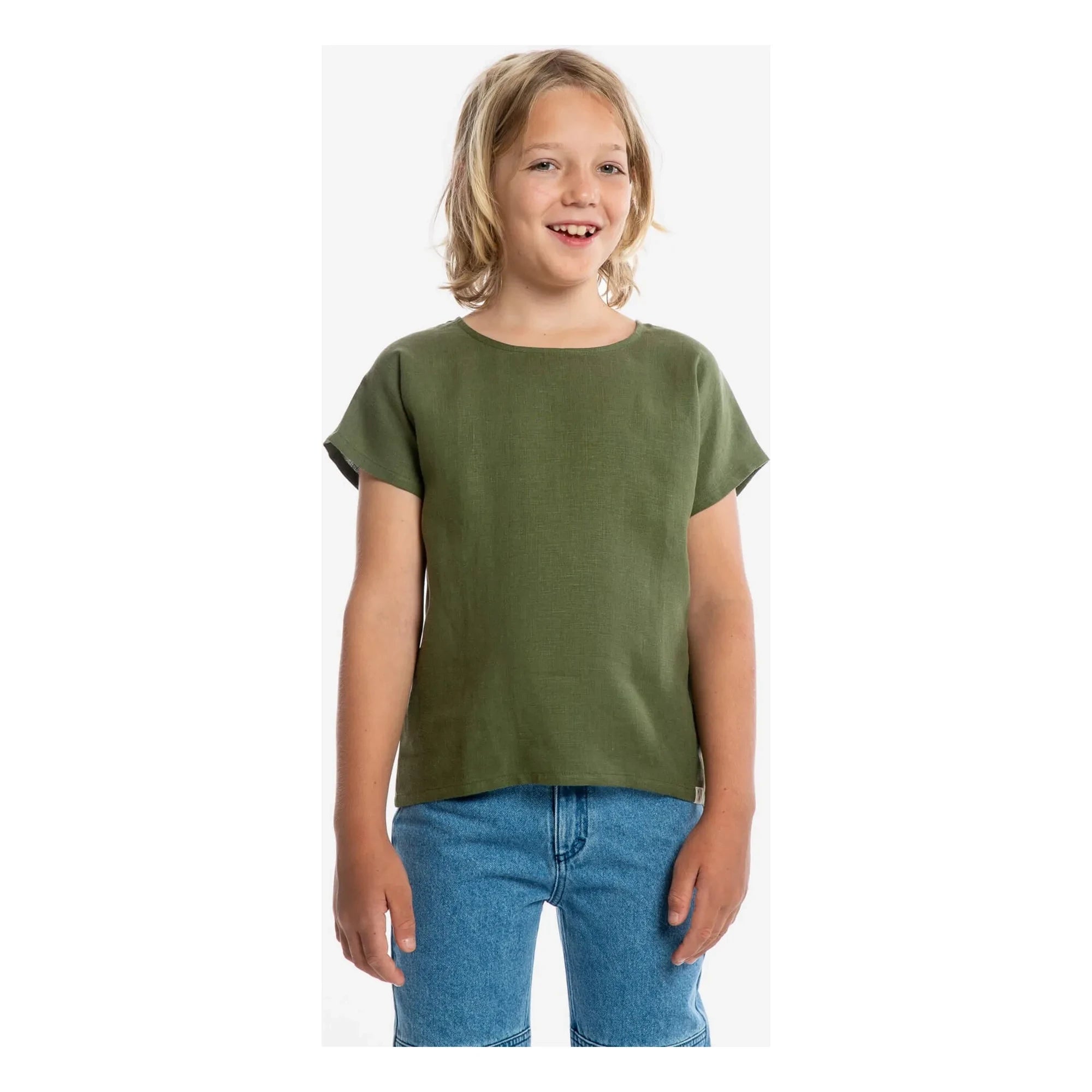 Matona - Easy Lin T-shirt | Zeytin