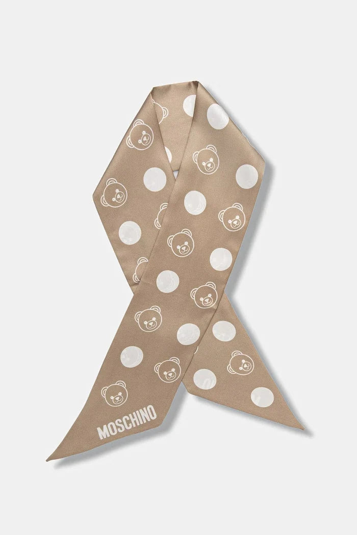 Moschino kadın ipek fular