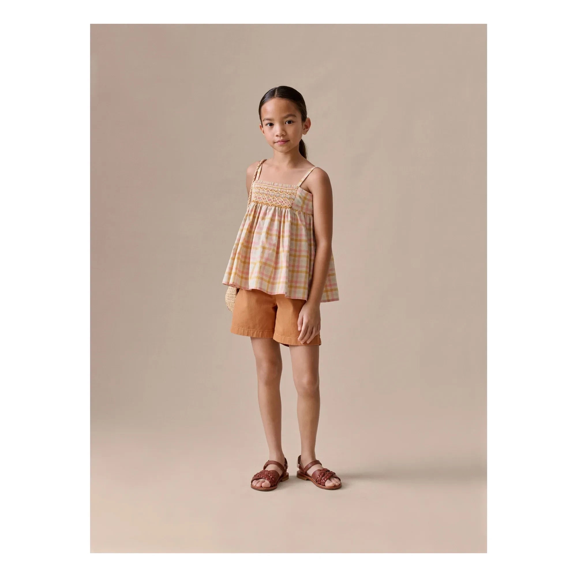 Bonpoint - Leslie Bio-Baumwollshorts | Karamell