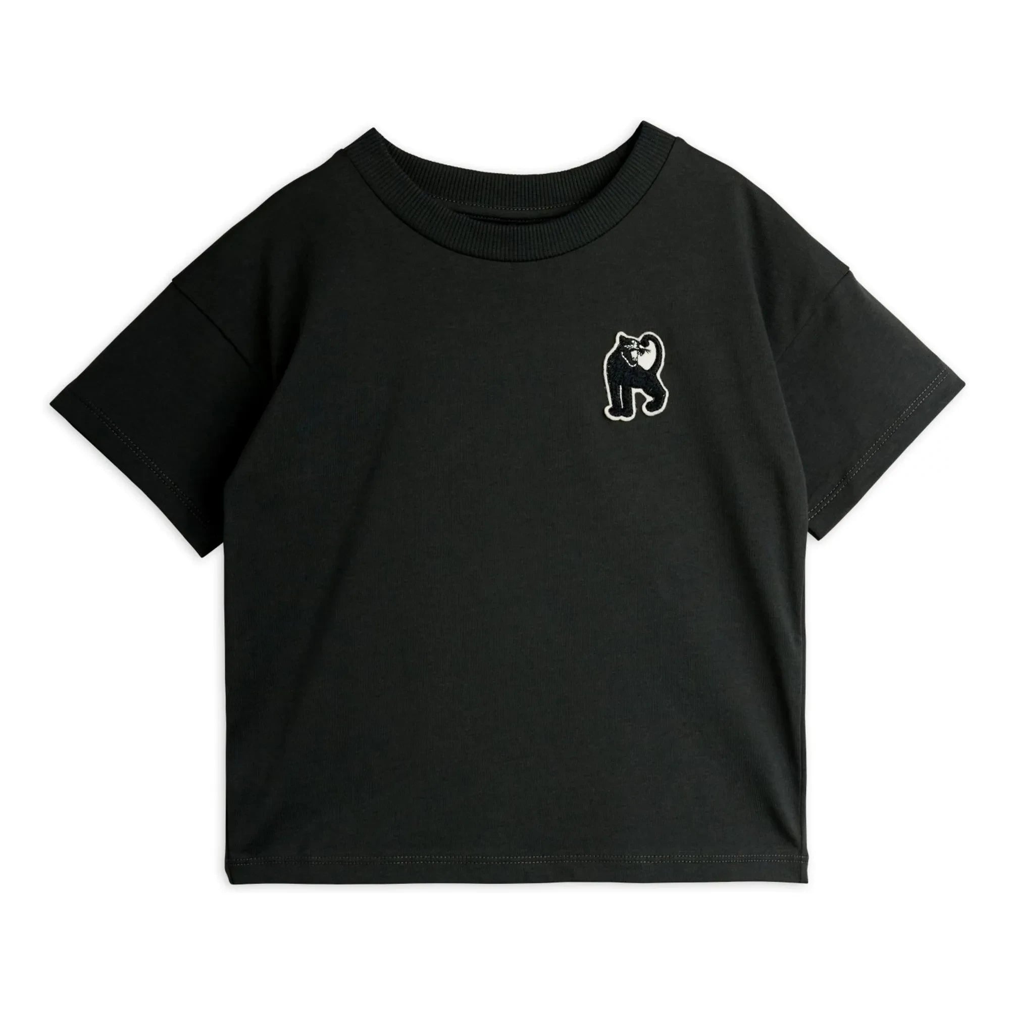 Mini Rodini - Panther T-Shirt aus Bio-Baumwolle | Schwarz