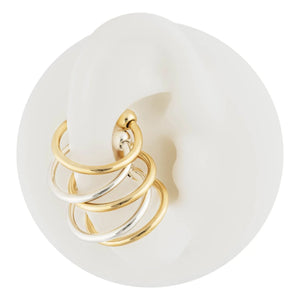 Sigal - 5'li ISIS Earcuff Seti | Altın/Gümüş