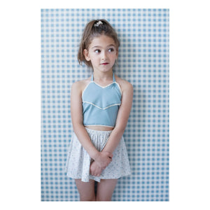 Soor Ploom - Floral Pattern Short Shorts | White