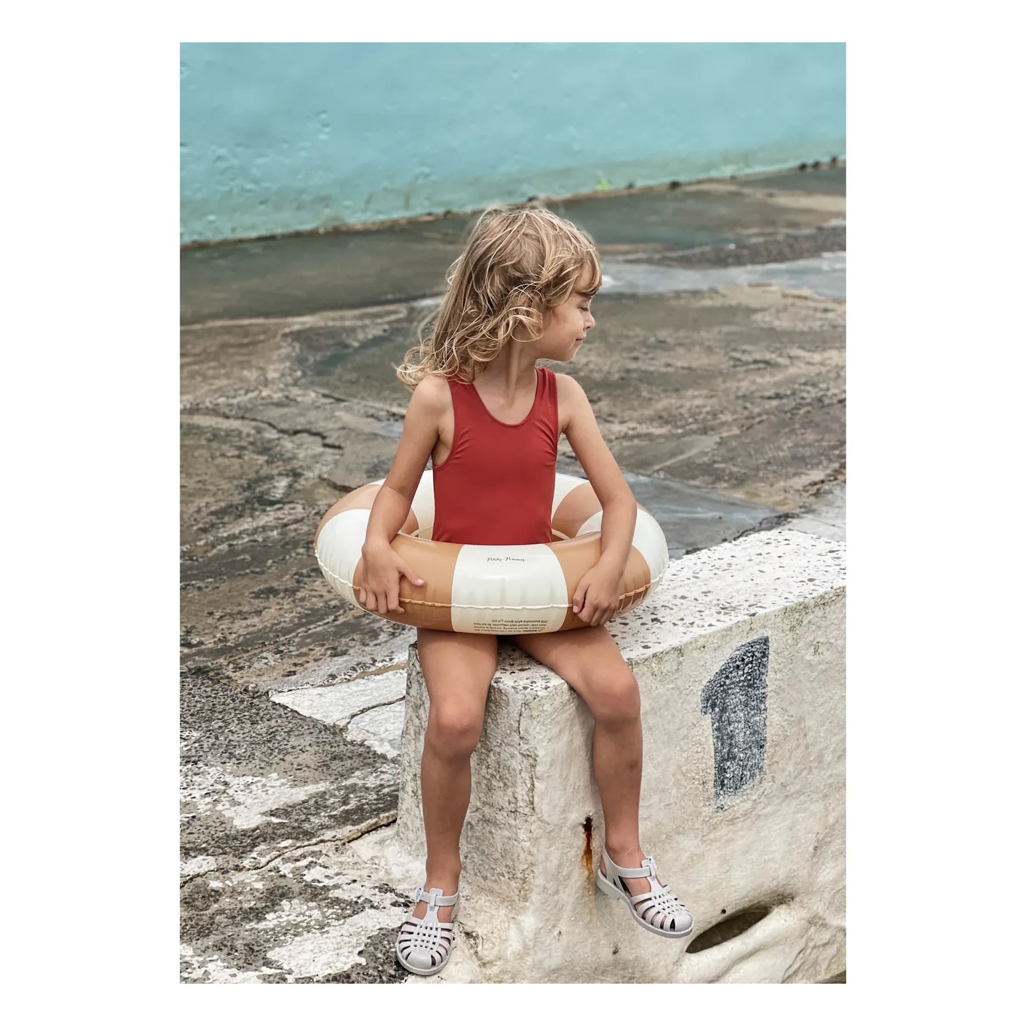 Petites Pommes - Olivia Inflatable Swim Ring | Hazel