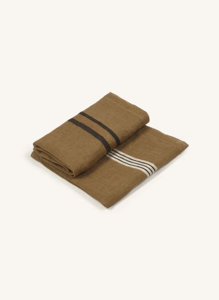 Libeco - Striped Table Napkin | Beige