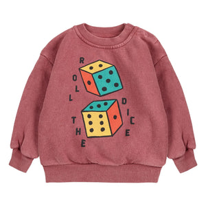 Bobo Choses - Roll The Dice Sweat Organik pamuk | Kahverengi