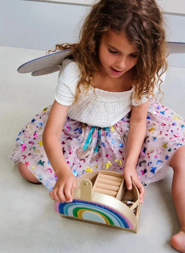 Mimi & Lula - Rainbow Jewelry Box | Ecru