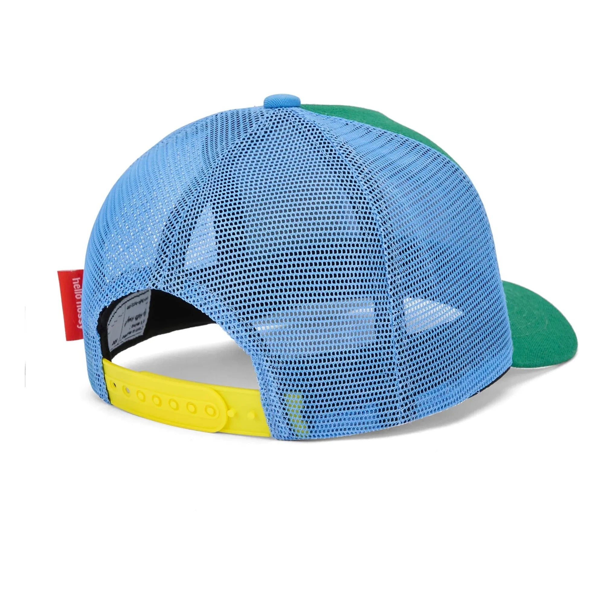 Hello Hossy - Gebogene Krempe Trucker Mütze Mini Flach Bio-Baumwolle | Grün