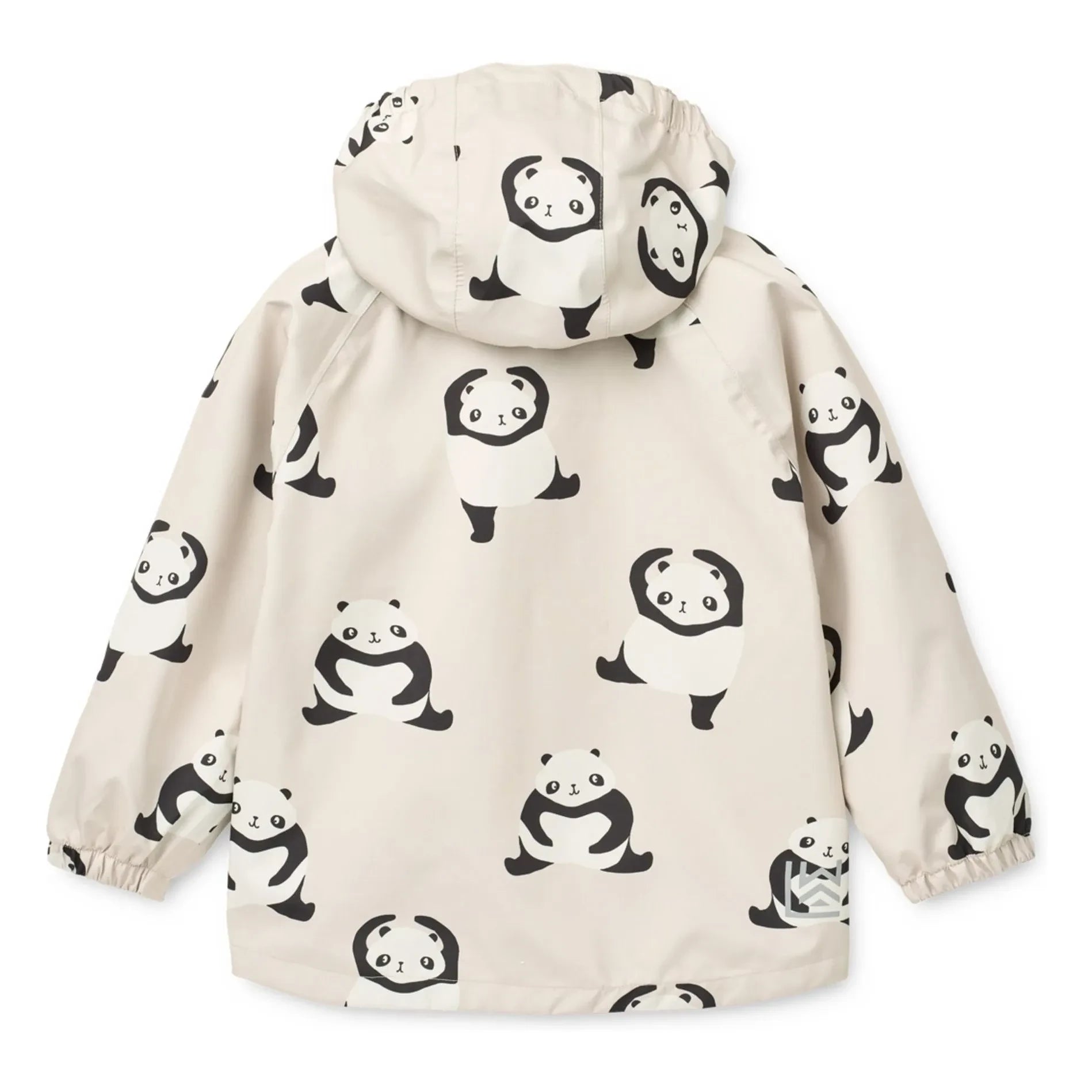 Liewood - Raincoat Set Pedia Pandas Recycled Fibers | Charcoal Gray