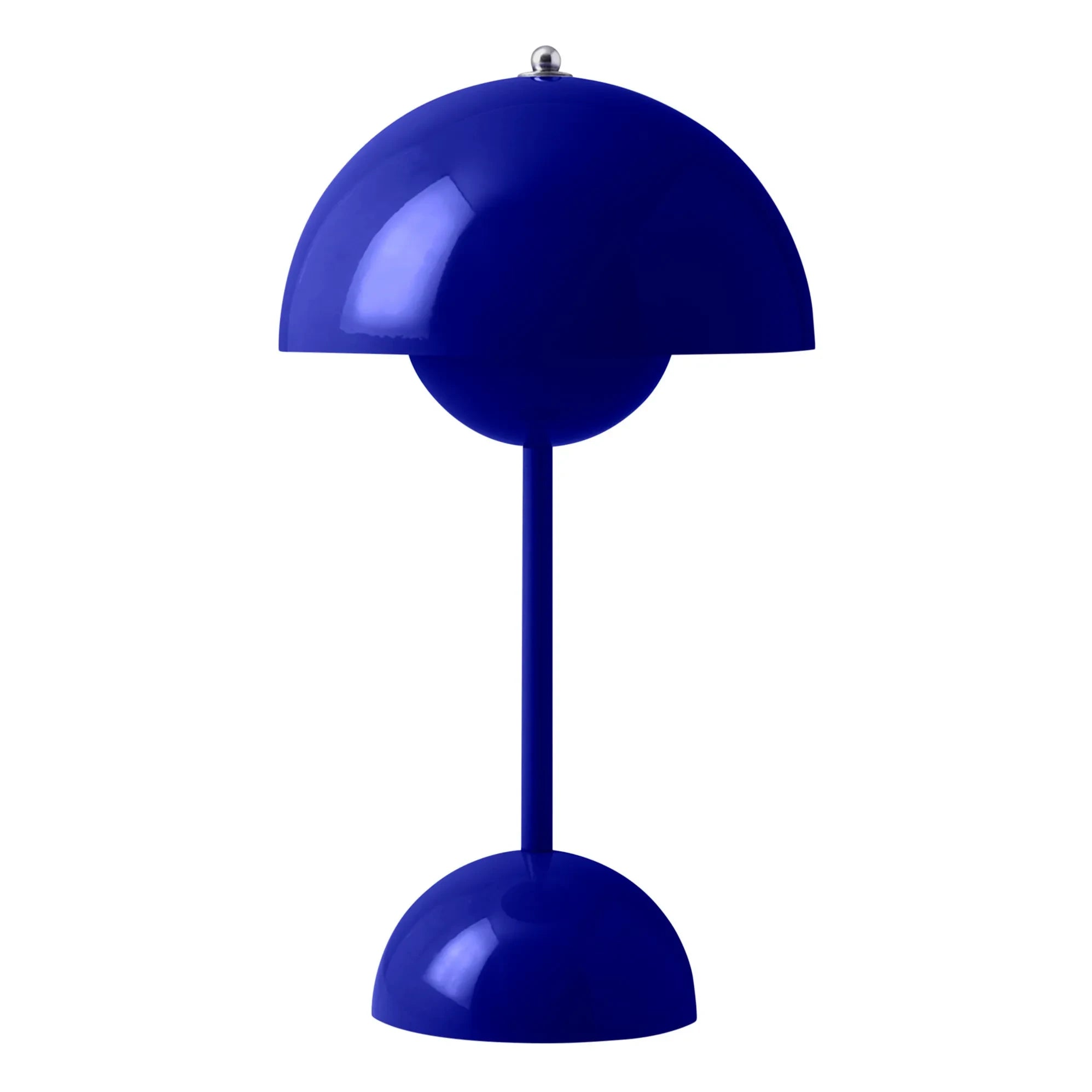 & Tradition - VP9 Flowerpot Portable Table Lamp, Vernon Panton | Blue