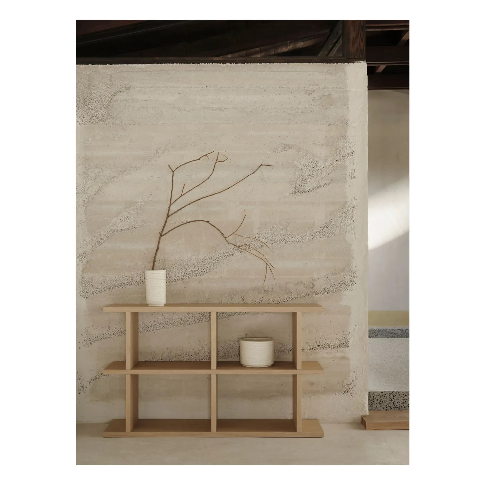 Ferm Living - Kadife seramik vazo | Ekru
