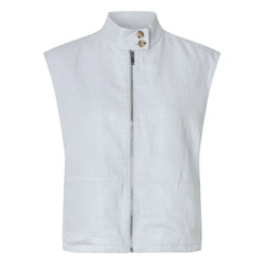 Samsoe Samsoe - Sakaila Linen & Organic Cotton Jacket | Light gray