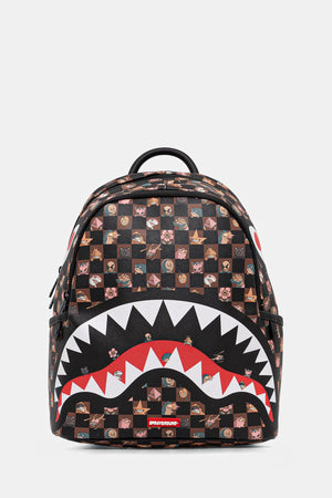 Sprayground - Brown Faux Leather City Backpack 910B8905NSZ