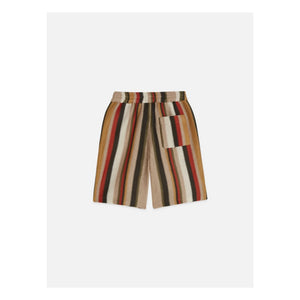 Scotch & Soda - Gestreifte Shorts | Rot