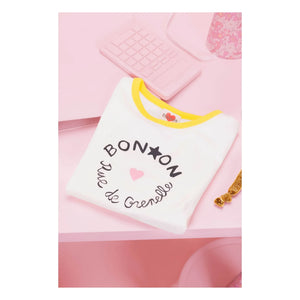 Bonton - Napo Kontrast Tişört | Krem