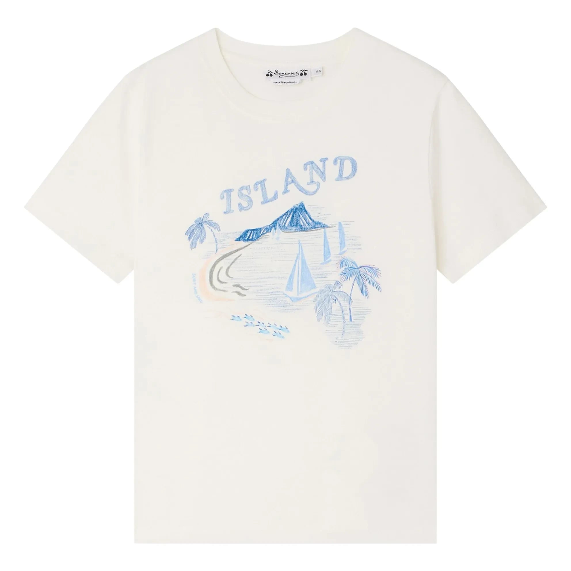 Bonpoint - Thibald organik pamuklu T-shirt | Ecru