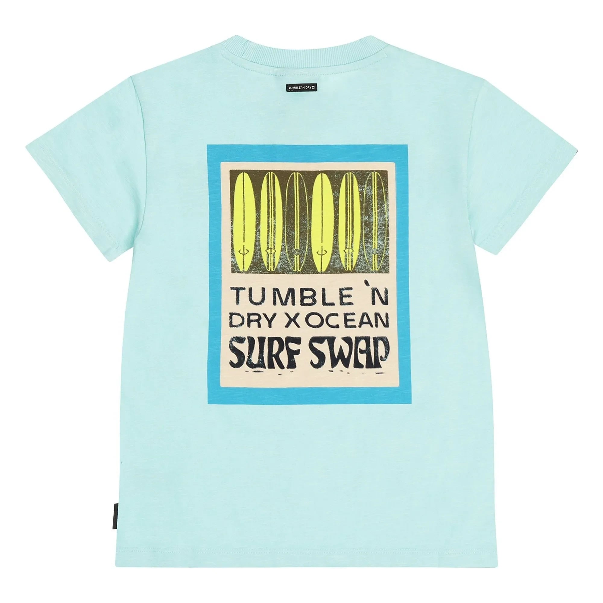 Tumble N'Dry - Reef Sunset Bio-Baumwoll-T-Shirt | Hellblau