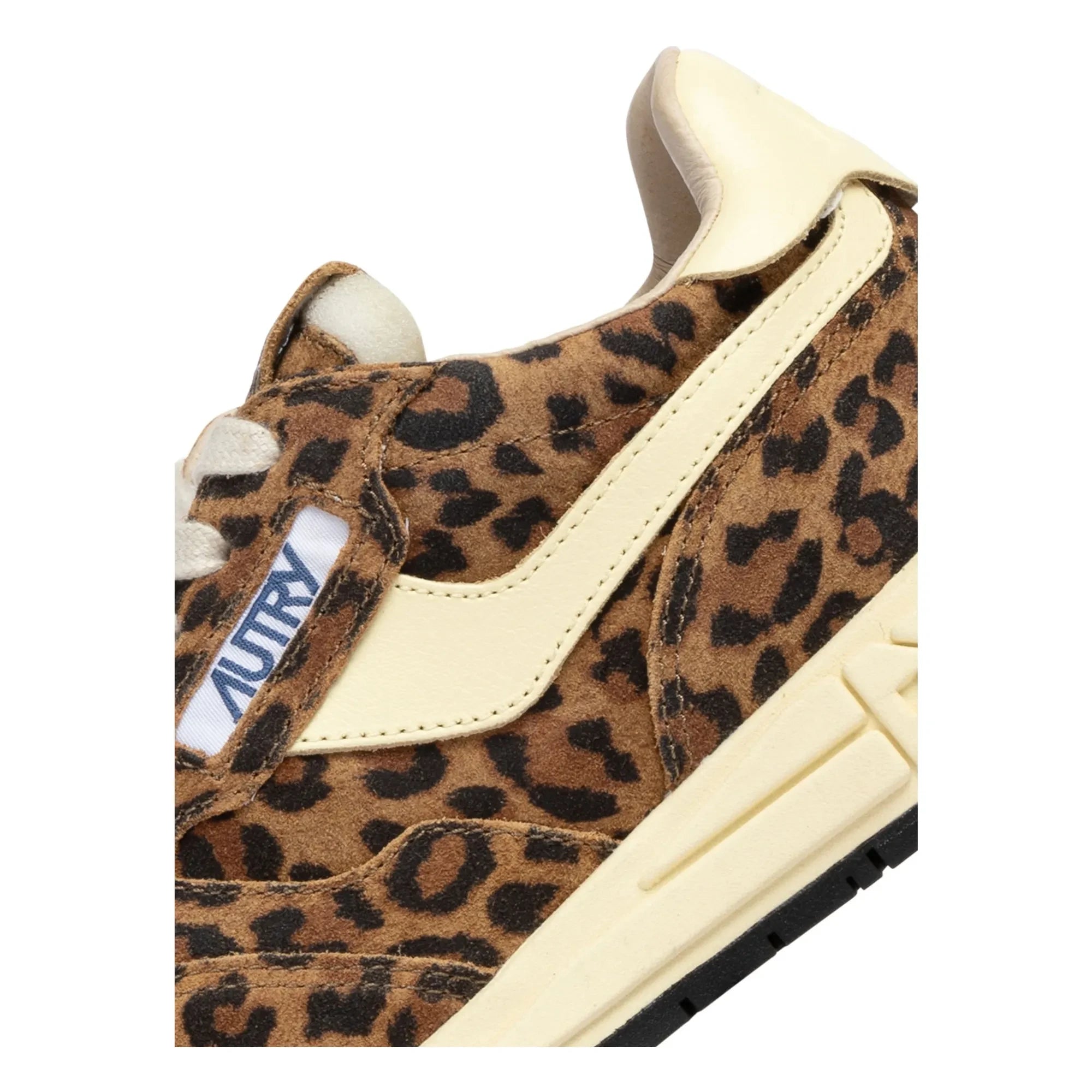 Autry - Reelwind Leopard Suede Sneakers | Brown