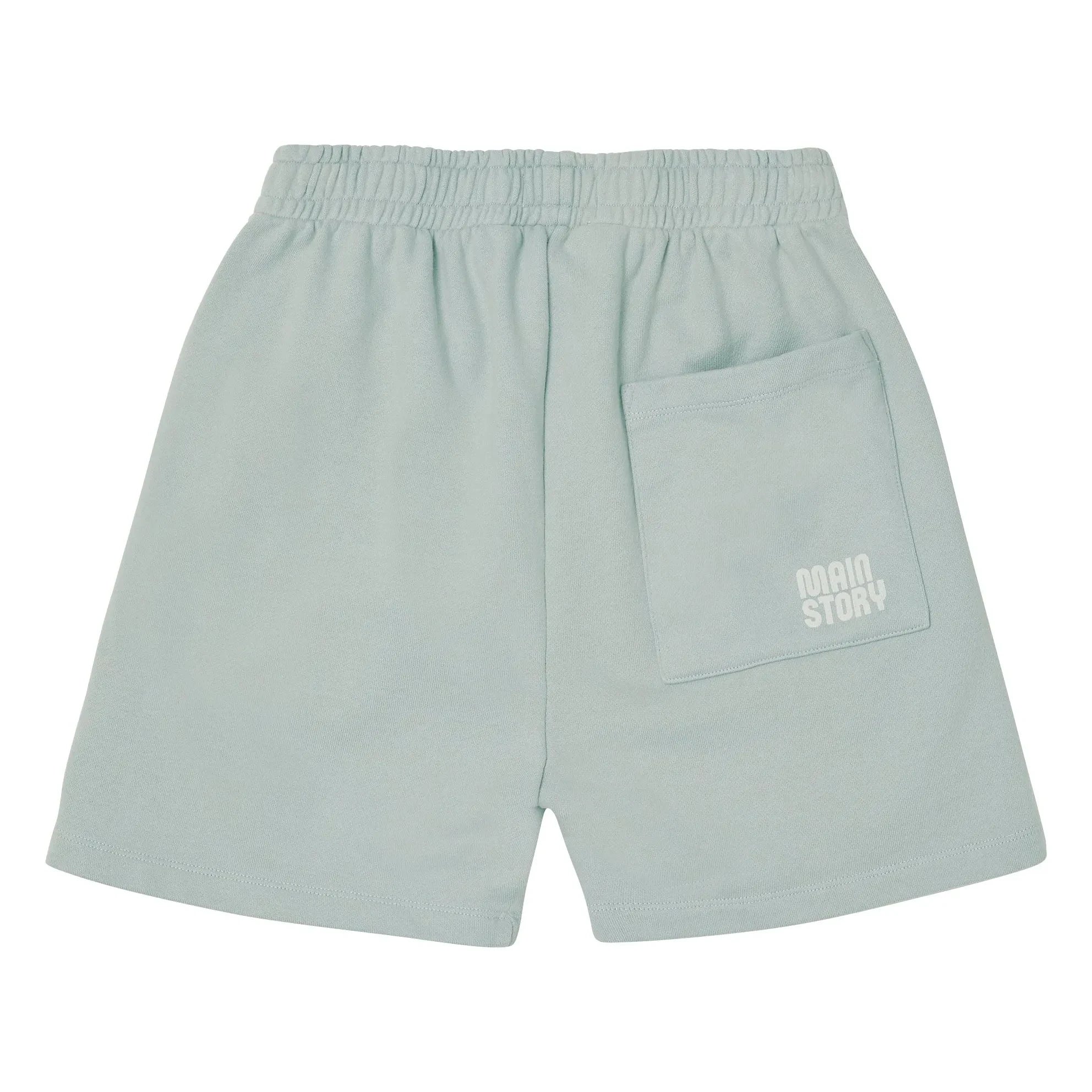 Main Story - Organic Cotton Jogger Shorts | Light Grey