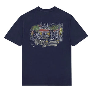 Edmmond Studios - Savile Row T-Shirt | Marineblau