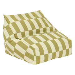 Nobodinoz - Vibes Tiles Outdoor Pouf Seat | Green