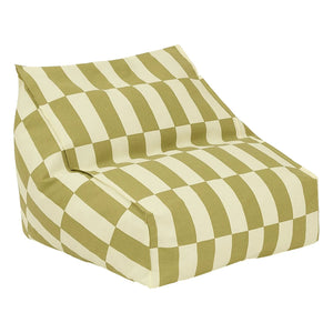 Nobodinoz - Vibes Tiles Outdoor Pouf Seat | Green