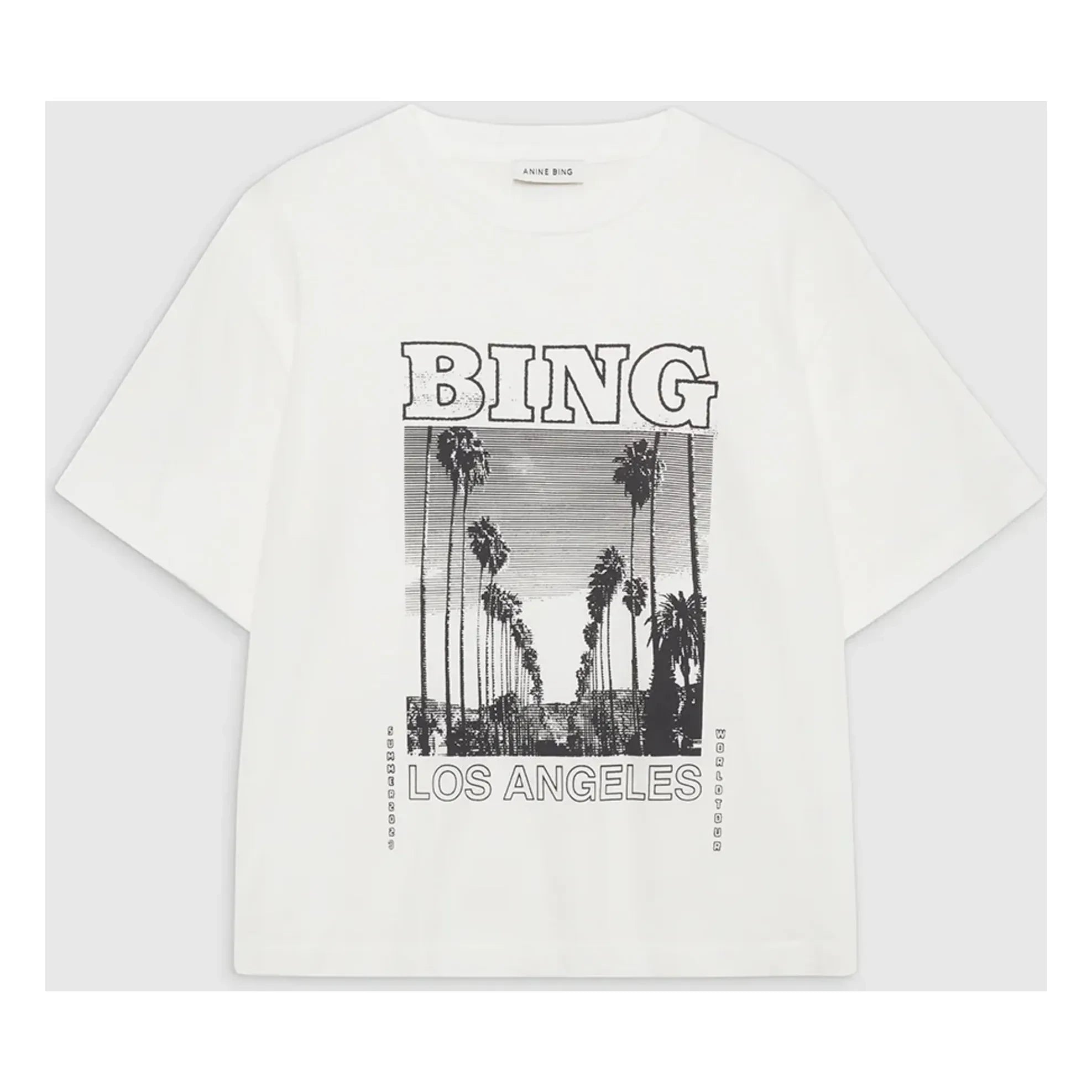Anine Bing - Louis T-shirt | Beyaz