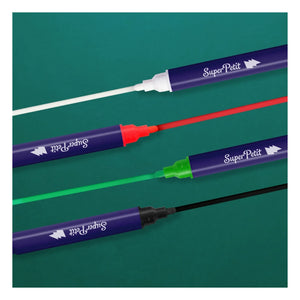 Superpetit - Christmas Patterned 4-Piece Window Crayon Set