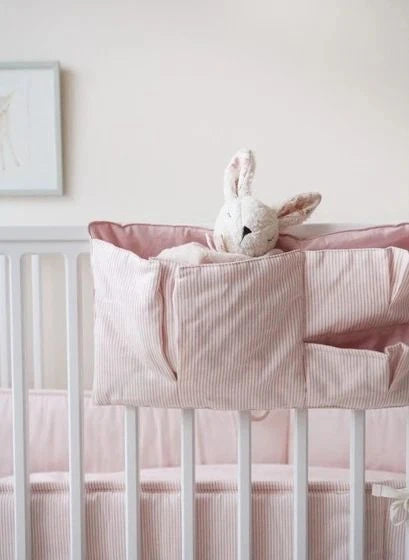 Cam Cam - Classic Striped Crib Bedding Set | Pink