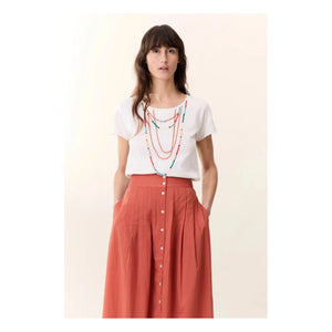 Leon & Harper - Toro organik pamuklu T-shirt | Beyaz