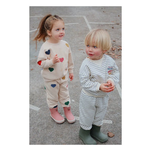 Konges Sløjd - Sweat Lou Cœurs Organic Cotton | Peach