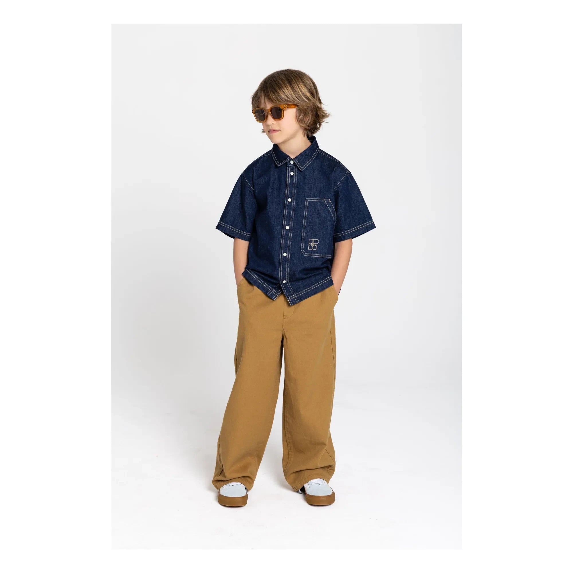 Hundred Pieces - Wayne Denim Shirt | Dark Blue
