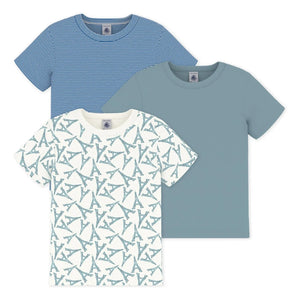 Petit Bateau - Set of 3 Eiffel Tower T-Shirts | Green