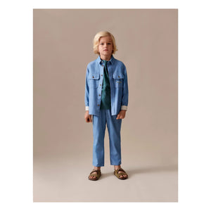 Bonpoint – Juli Hose aus Bio-Baumwolle | Blau