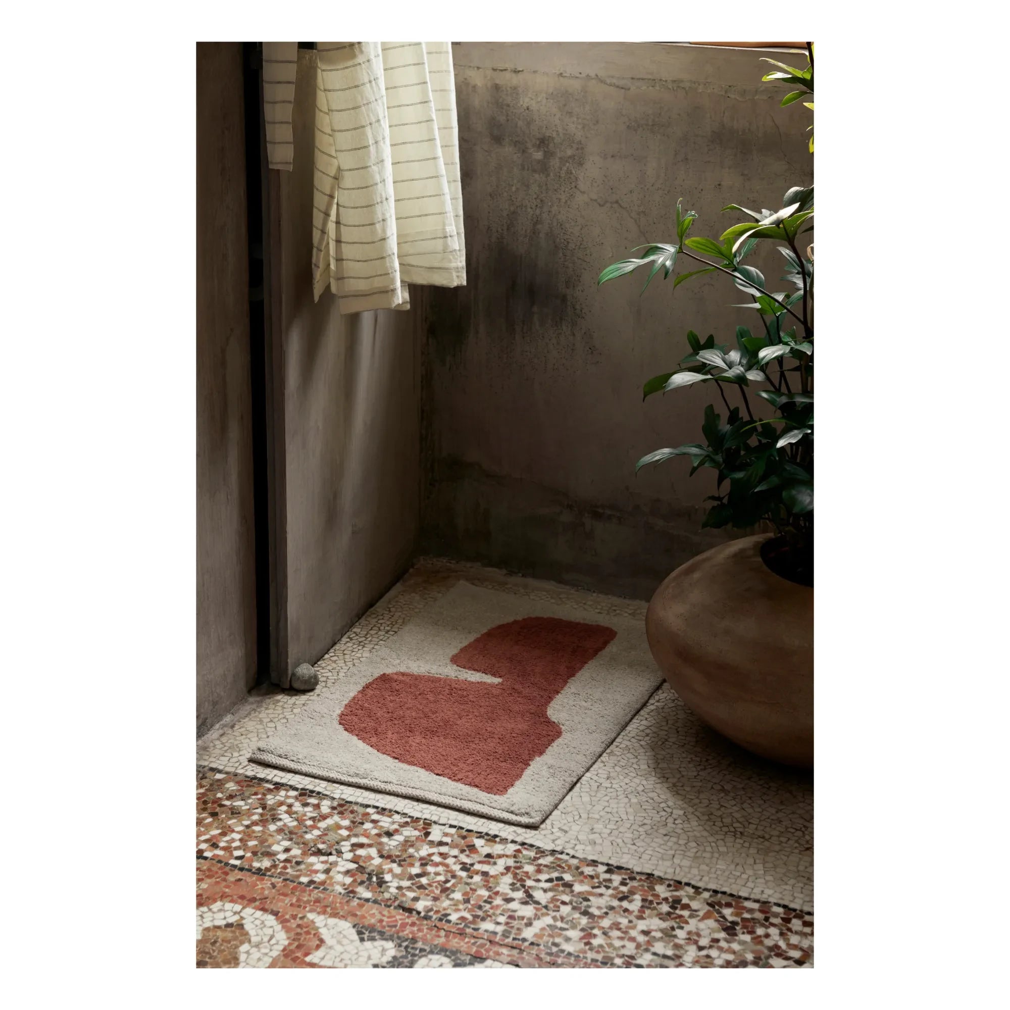 Ferm Living - Lay Bath Mat | Red brick